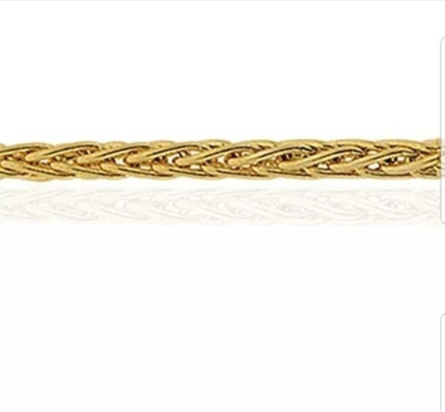 Pulsera De Oro 18k Espiga 20 Cm 4 Gramos