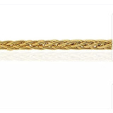 Pulsera De Oro 18k Espiga 20 Cm 4 Gramos