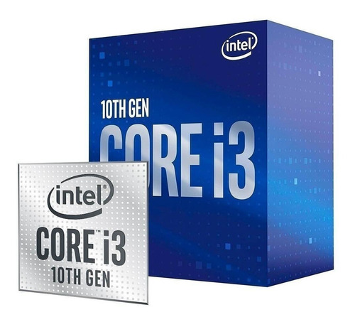 Procesador Gamer Intel Core I3-10100f Bx8070110100f 4 Núcleos 4.3ghz Sin Gráfica Integrada