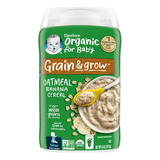 Gerber Cereal De Avena-plátano Orgánico  Grain&grow 227gr
