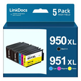  Linkdocs Cartucho Tinta Compatible Hp Officejet Pro 950xl 
