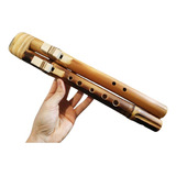 Flauta Nativa Americana Doble (nota Pedal Variable) Agudas