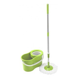 Mop Esfregão Giratório Balde Spin 360 Verde 10 Litros 