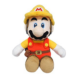 1731 Super Mario Maker 2 Builder Mario Peluche 9 5