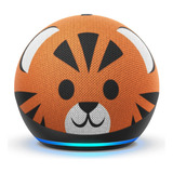 Amazon Echo Dot 4th Gen Kids Con Asistente Virtual Alexa Tiger 110v/240v