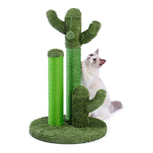 Cactus Rascador Para Gatos Large 3palos Con Bola 68.5x 42cm