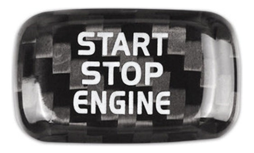 Botón Start-stop En Fibra De Carbono Para Volvo (modelo A)