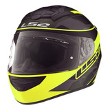 Casco Moto Ls2 Integral 352 Rookie Recruit Visor Simple 