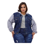 Jaqueta Plus Size Grande Jeans Promoção Moda Blogueiras