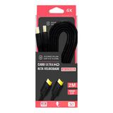 Cable Hdmi 4k Plano 2 Metros