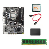 Placa Base Minera B75 Usb Btc Lga1155 Ddr3 8xpcie Usb3.0 Wi