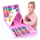 Set Arte Maleta X 208 Piezas, Crayon Acuarela Plumon