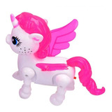 Unicornio De Brinquedo C/ Som Luz Musical Anda Ponei Cavalo