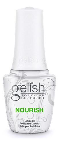 Tratamiento De Uñas Y Cutículas 15 Ml Gelish Color Negro