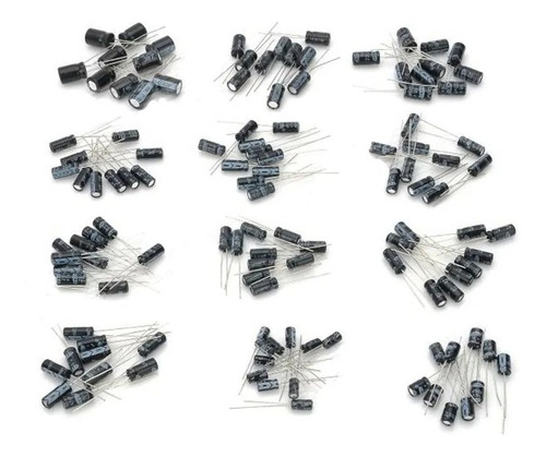 Capacitor Electrolitico 10uf 25v Pack 50 Pzas