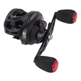 Carretilha Slim Pro M21 Black Red Pesqueiro Pesca Rio Lagos