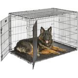 Midwest Homes Double Door Dog Crate 48-inch W/divider