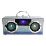 Wireless Express - Mini Boombox Con Altavoces Led, Altavoz B