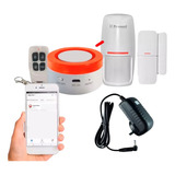 Kit Alarma Inalambrica Wifi + Free App Celular Wala 2000