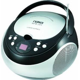 Naxa Electrónica Npb-251bk Cd Portátil Con Am / Fm Stereo Ra