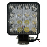 Faro Cuadrado 4pLG 16 Led Spot Slim R