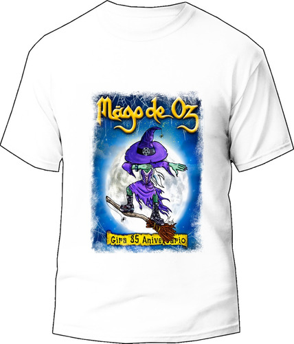 Camiseta Mago De Oz Rock Metal Bca Tienda Urbanoz