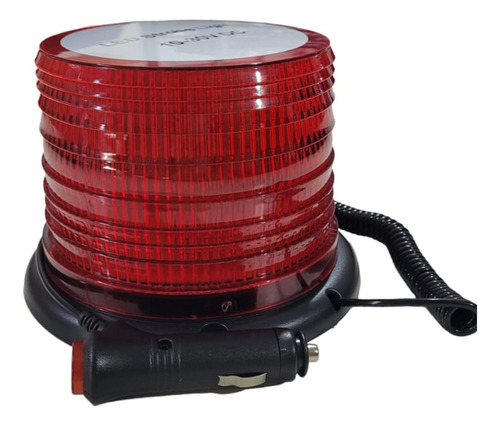 Baliza Giratoria Luz 72 Led Flash Auto Camiones 12v 24v Roja