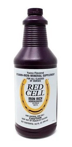 Suplemento Vitamínico Para Caballos Red Cell 946 Ml