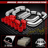 Universal Type-2 12pc 3  Aluminum Turbo Intercooler Pipi Ddw