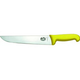 Victorinox Cuchillo Para Carnicero, Fibrox, Amarillo, 26 Cm