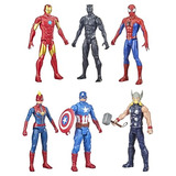 Marvel Titan Hero Series Action Figure Multipack, 6 Action F