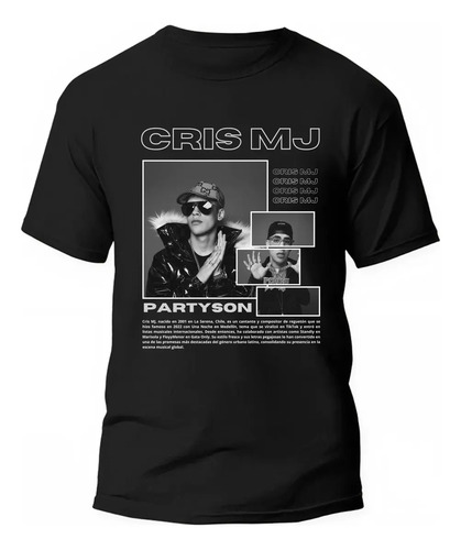 Playera Camiseta Cris Mj Cantantes 17