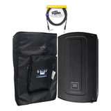 Kit Caixa De Som Ativa Jbl Max 10 250w + Bag + Cabo P10 Em L