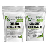 Citrato De Magnesio X 1 Kg + Colageno Hidrolizado X 500 Gr