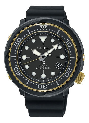 Relógio Seiko Masculino Prospex Solar Golden Special Edition