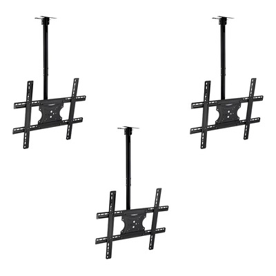 Kit 3 Soporte Para Tv Techo De 32 A 65 Dn06-c3265 Lucky Owl Negro | Envío gratis