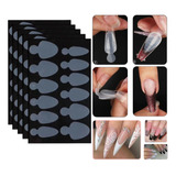 X60 Moldes Stickers Silicona Para Uñas Francesas Manicura