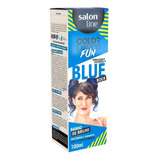 Kit Tintura Salon Line  Color Express Fun Tom Blue Rock Para Cabelo