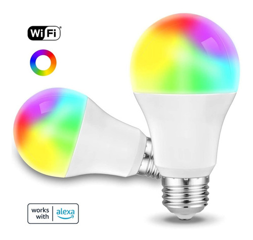 Bombillo Inteligente Basico Luz Led Amazon Colores Alexa