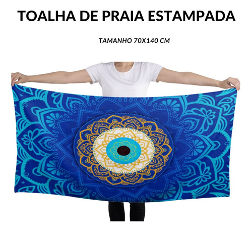 Toalha Praia Estampada Banho Praia Infantil Adulto Estampada