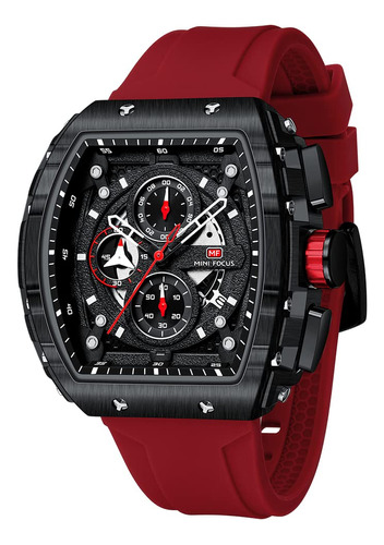 Mf Mini Focus Reloj De Pulsera Tonneau De Moda Para Hombre (