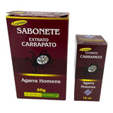 Kit Sabonete + Óleo Carrapato Agarra Homens 10 Ml