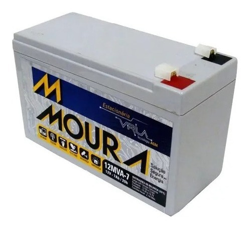 Bateria Moura Nobreak Apc Backups Es600va 12v Mva7ah Es 600