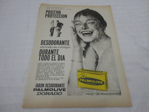 Clipping Publicidad Jabon Desodorante Palmolive 