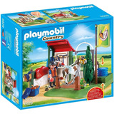 A Playmobil 6929 Caballeriza Limpieza De Caballos Playlgh