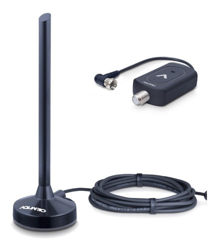 Antena Digital Interna Dtv-100p + Booster Amplificador