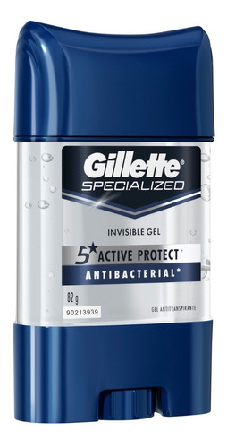 Gillette Specialized Antibacterial Gel Antitranspirante 82 G