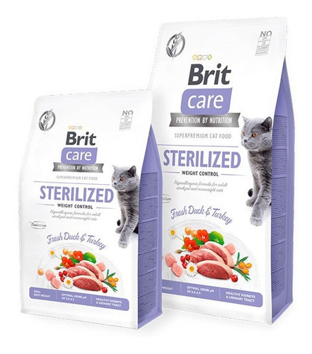 Brit Care Cat Grain Free Sterilized Weight Control 7 Kg