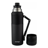 Termo Contigo 1.2 Litro Acero Inoxidable Pico Mate Negro