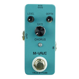 Pedal De Efeito M-vave Chorus  Azul-celeste